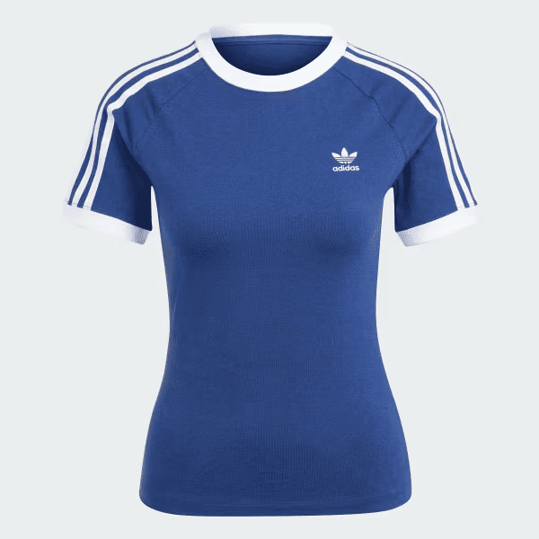 Camiseta 3 Rayas Slim Raglan